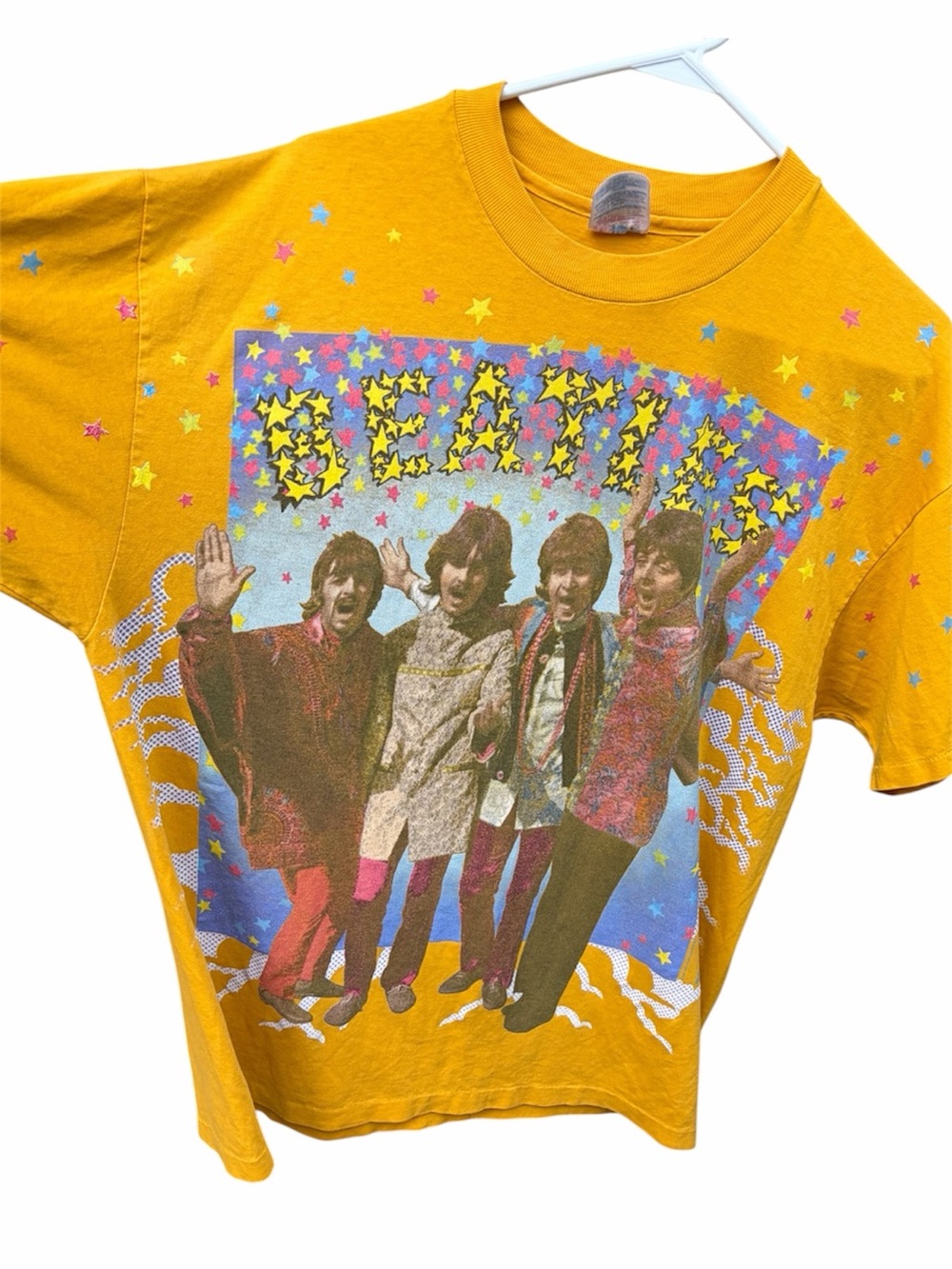 Vtg. 1994 The Beatles~ Magical Mystery Tour, XL Distressed Band Tee